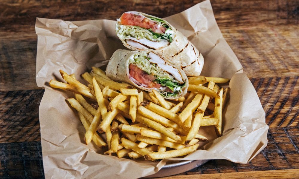 ChickenGoatCheeseWrap